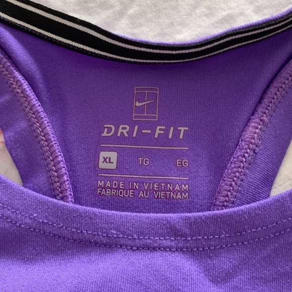 Beautiful purple and white Nike tank top! - Picture 3 of 3